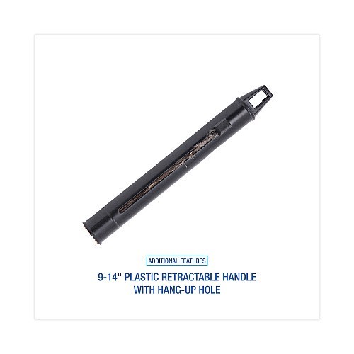 Boardwalk® Retractable Duster, Black Handle Extends 9″ to 14″, Each
