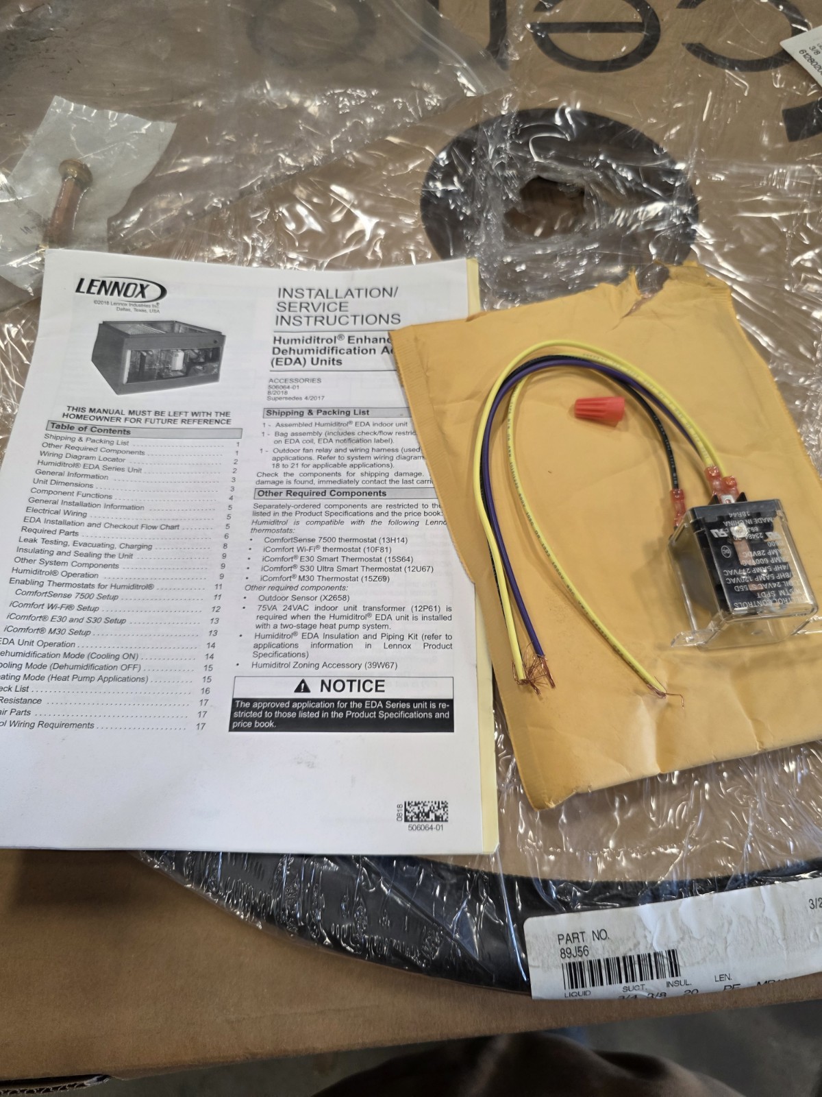 NEW Lennox 14HPX-024 Air Conditioner 2 Ton With CBA38MV Air Handler, 410A, 230V