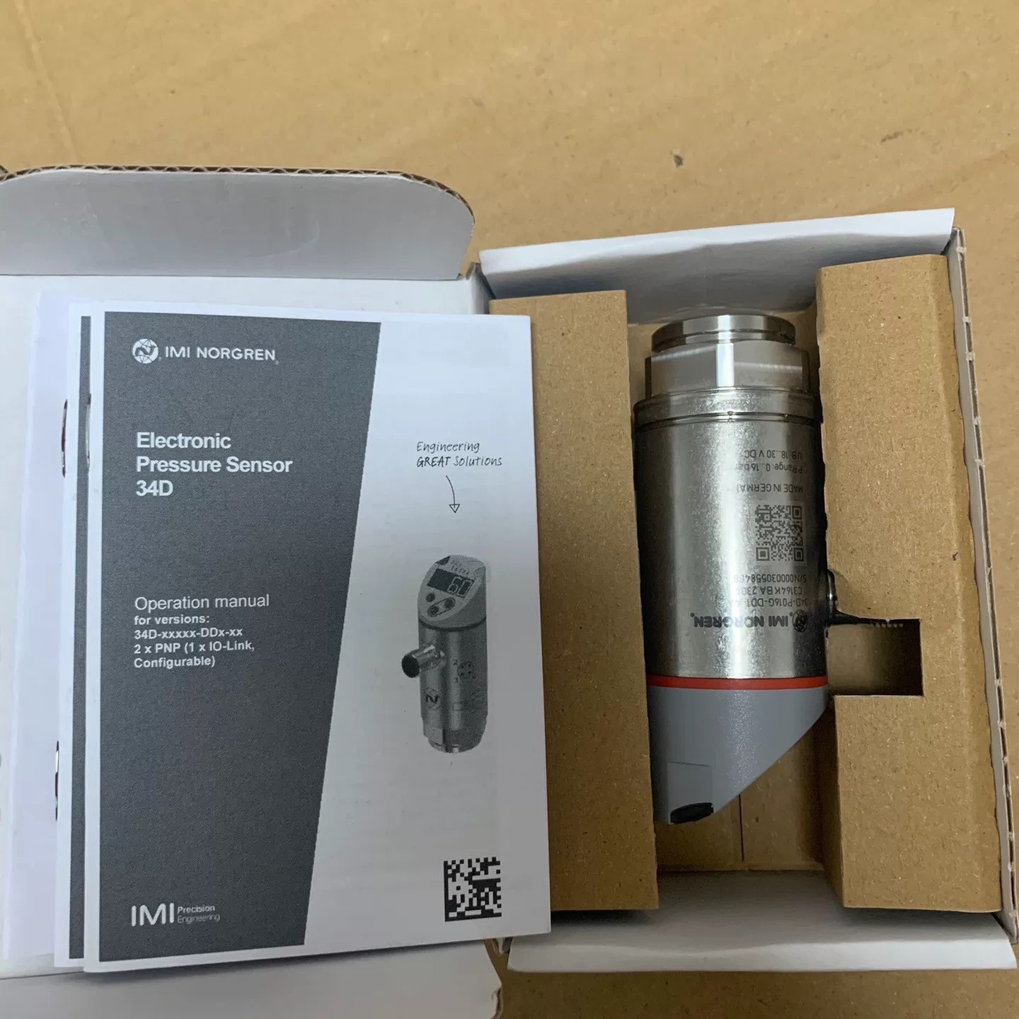 1PC Brand New 34D-P016G-DD1-AA Pressure Sensor