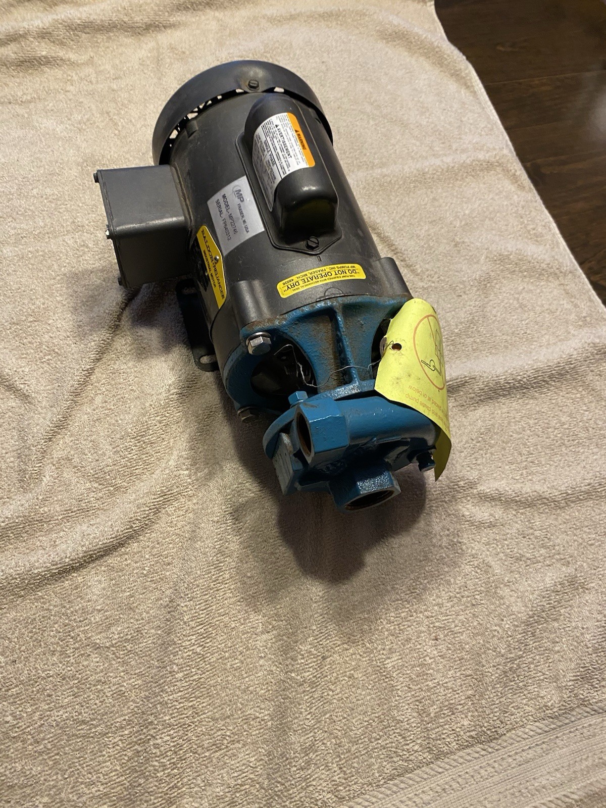 New MP Model MP22746 22746 Pump/Motor Baldor CL3405