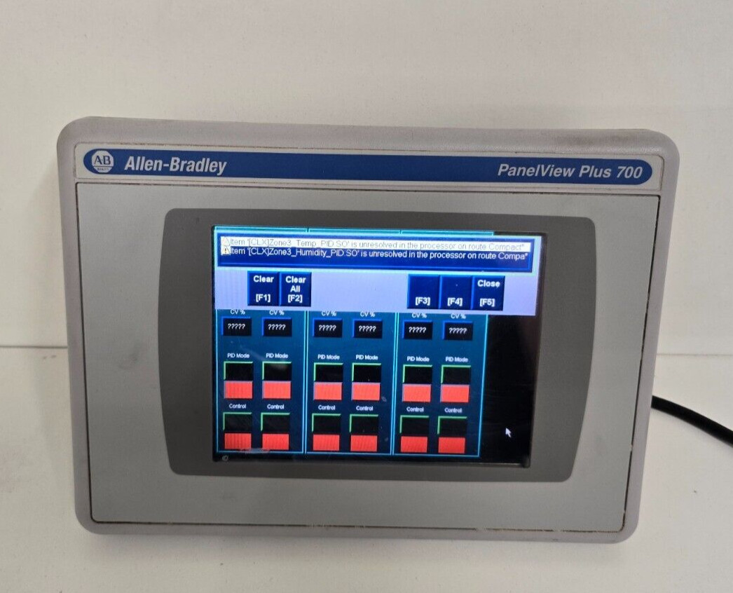 GOOD USED! ALLEN-BRADLEY PANELVIEW PLUS 700 TOUCH SCREEN 2711P-T7C4D8
