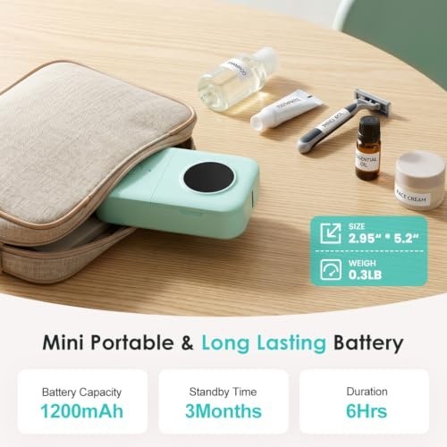 Phomemo D30 Bluetooth Label Maker Mini Portable Label Printer with Tape