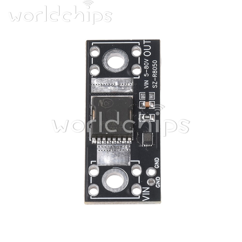 80V 50A Ideal Diode Module, 2mΩ Low Voltage Drop MOSFET for Power Supply