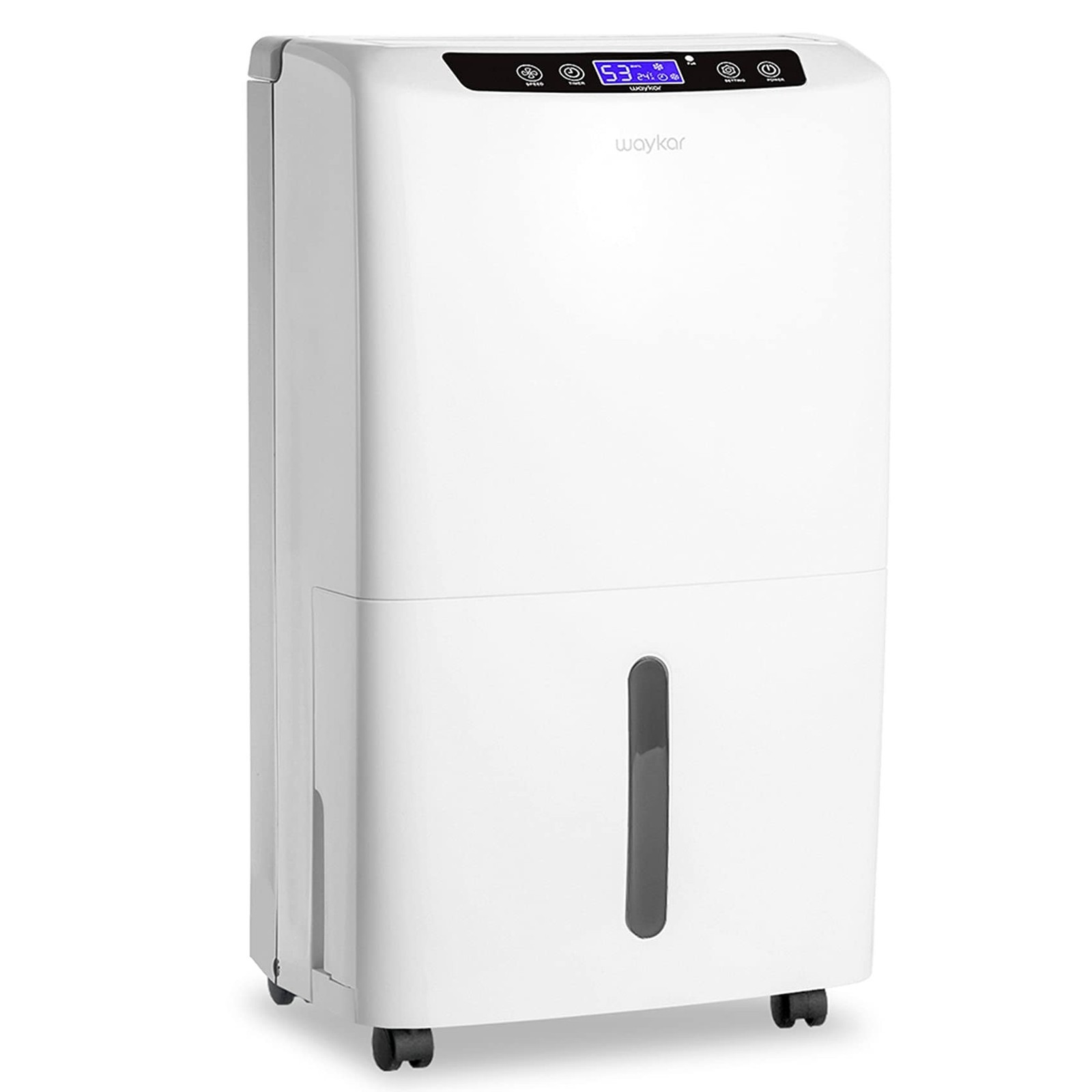 Waykar 2000 Sq. Ft Dehumidifier for Home and Basements, with Auto or Manual D…