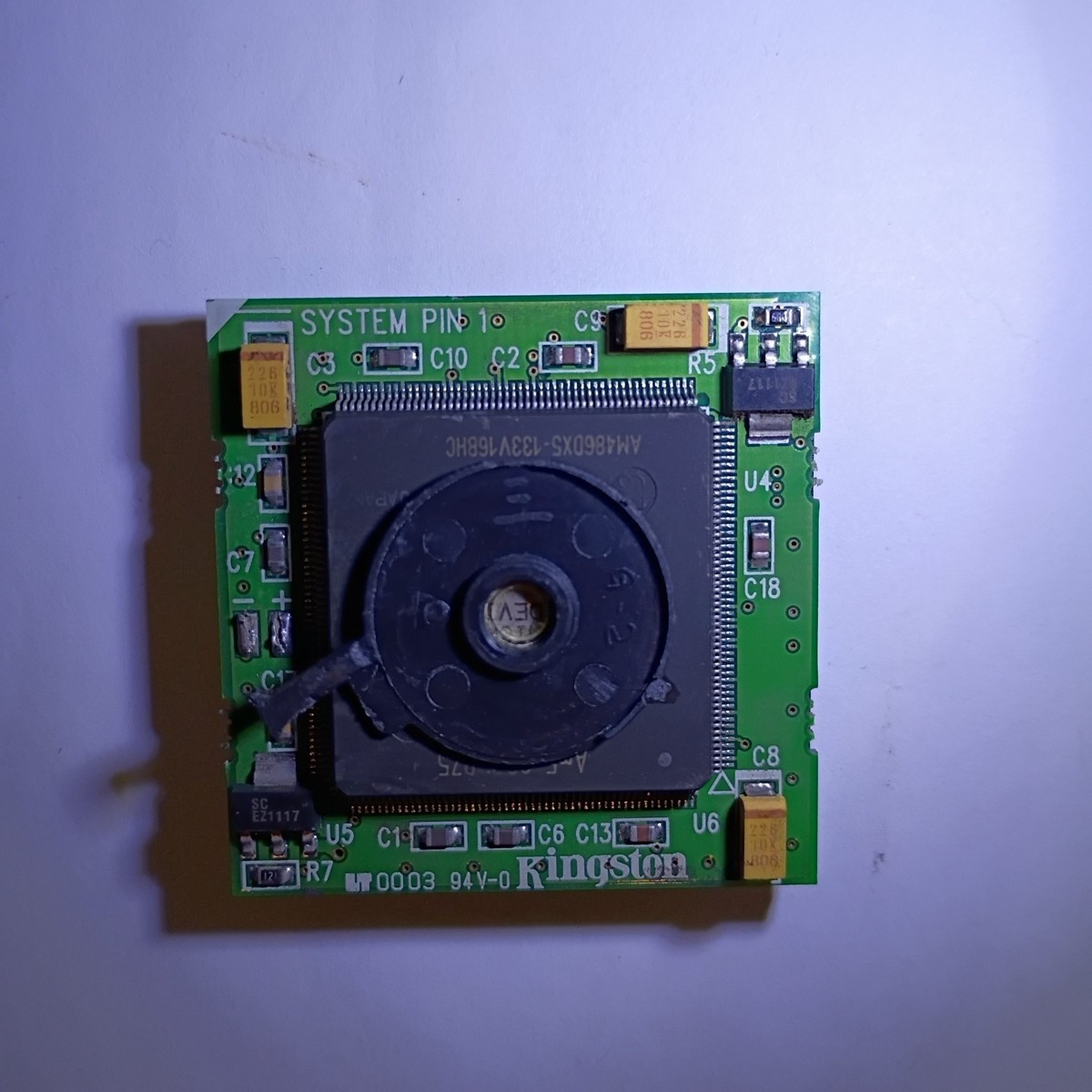 Kingston TurboChip TC5X86/133 486 Socket 3 Upgrade CPU 5X86 DX5 133MHz Vintage