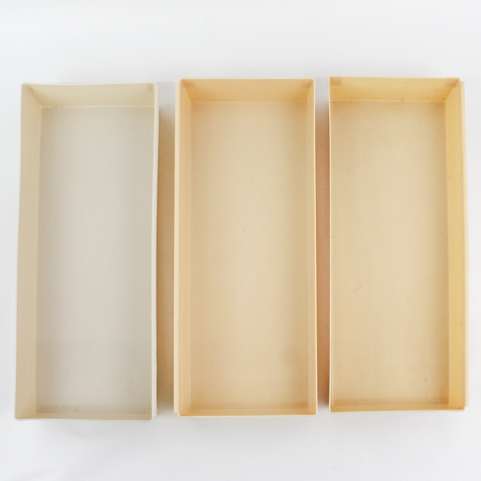Mixed Lot of 6 Large Plastic Drawer Organizers 15″