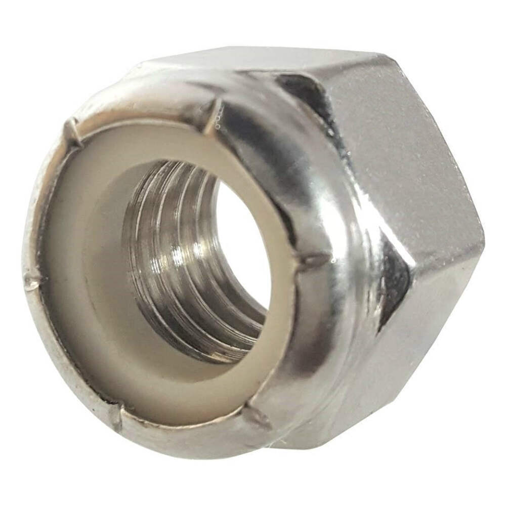 #10-32 Stainless Steel Nylon Insert Hex Lock Nuts, 50 Qty (BCP585)