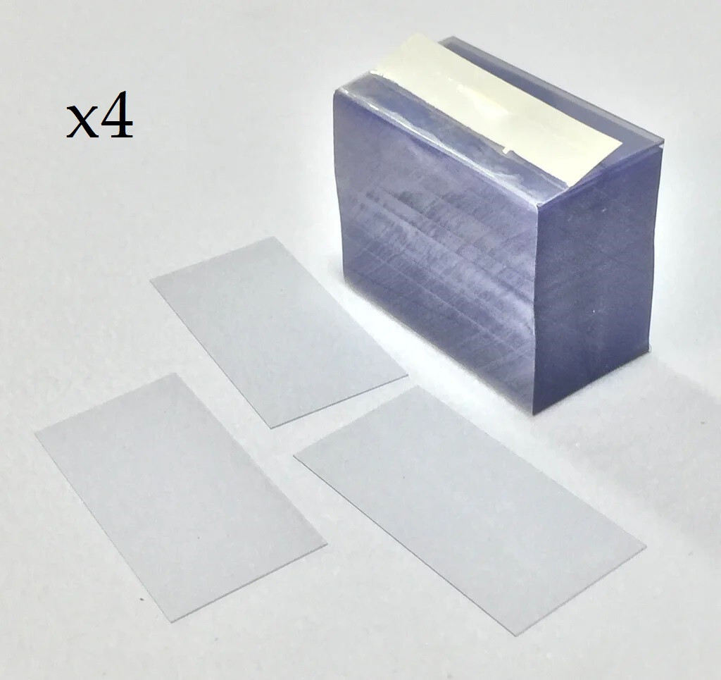 1000 Clear Plastic Shelf Strips – Grocery Retail -2.75″ x 1.21″, 4 Pks of 250