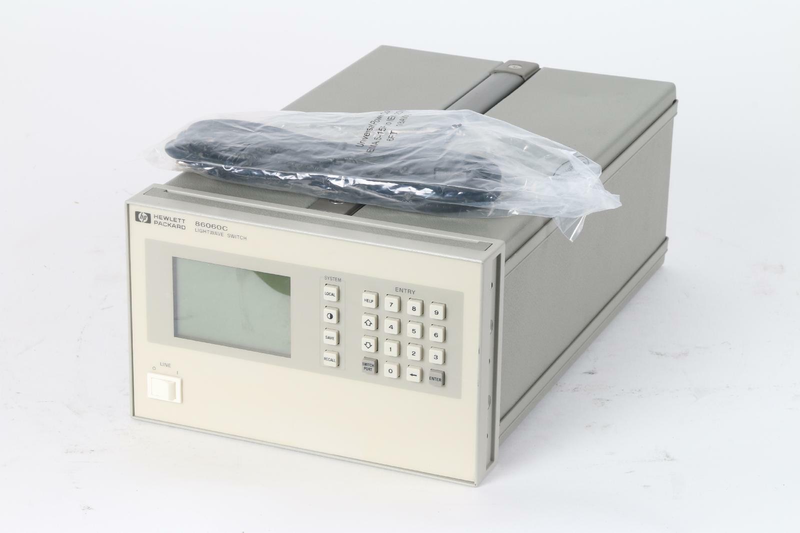 AS IS Agilent HP 86060C Compact Lightwave Switch – OPT 002, 012, 051, 109, 208