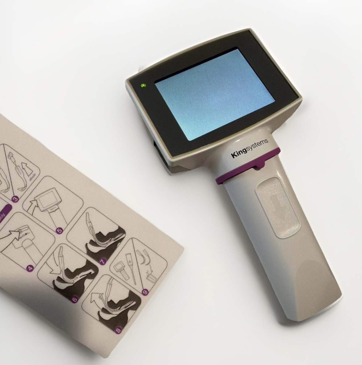 King Systems Vision Video Laryngoscope Screen & Case