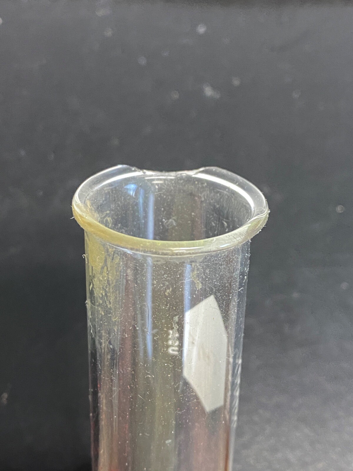 (2) KIMAX KIMBLE Glass 75mL Reuseable Plain Test Tubes 25mm OD x 200mm Length B
