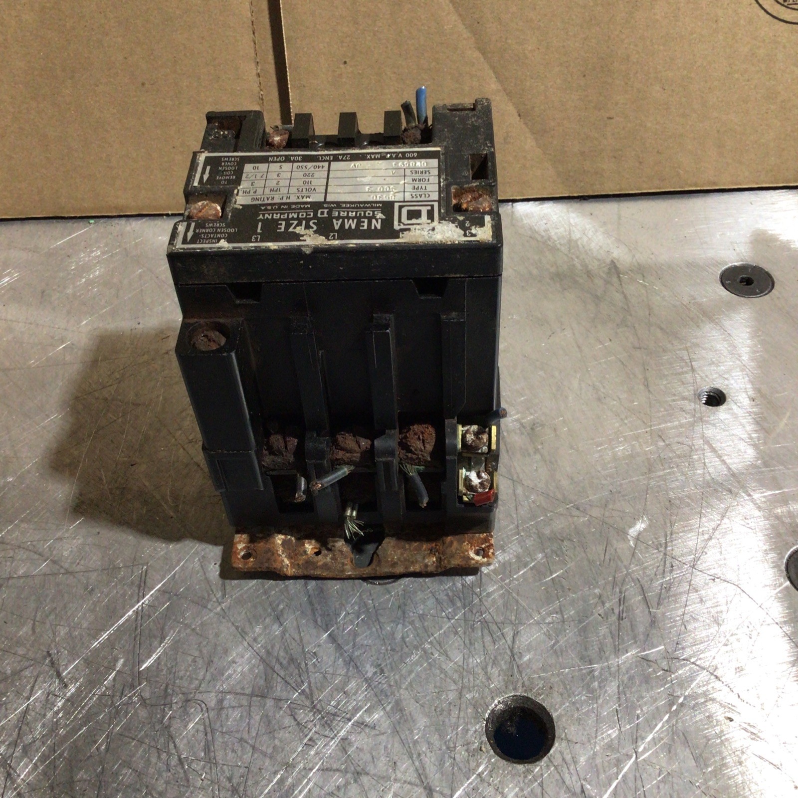Square D 8536 SCO-3 Motor Series A