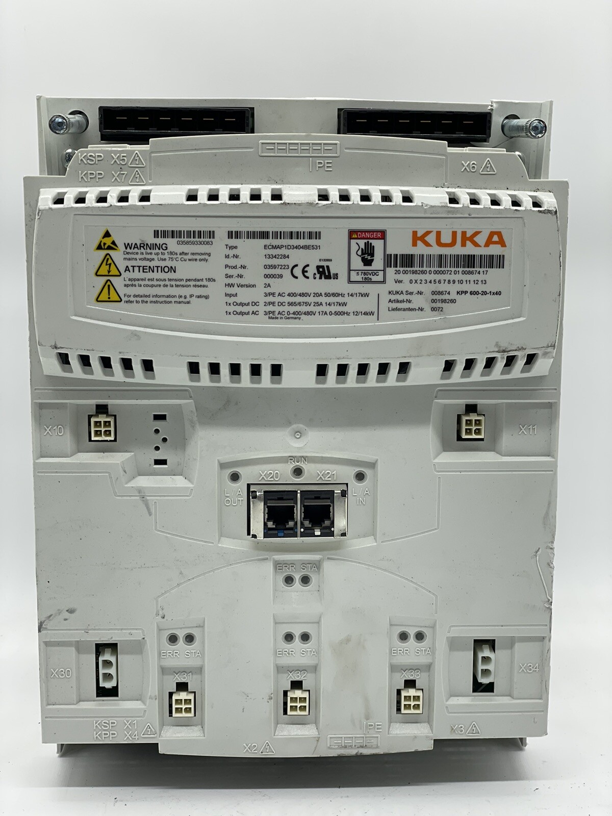 KUKA KPP 600-20-1×40 ECMAP1D3404BE531