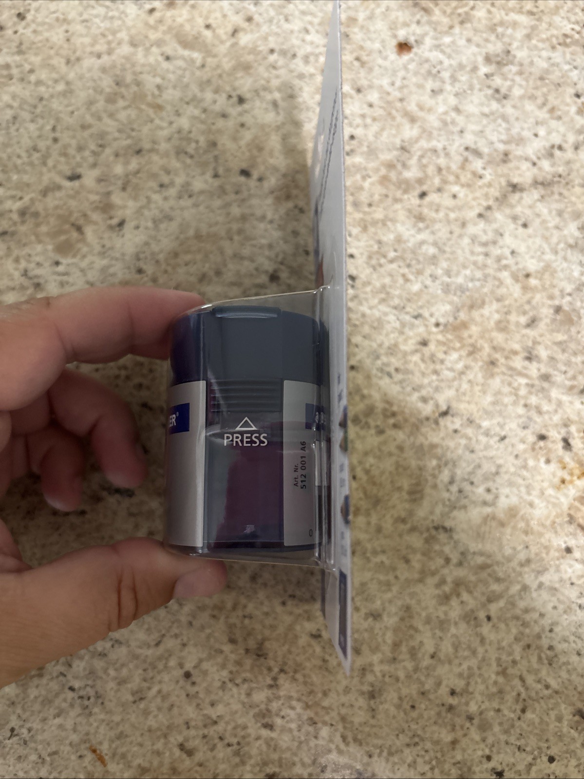 STAEDTLER Manual Pencil Sharpener Blue/Silver (512 001 BK 03)