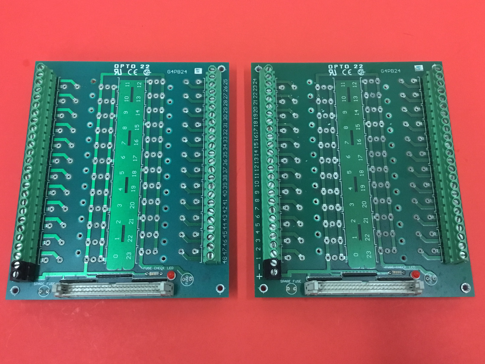 Opto 22 – P/N: G4PB24 I/O Board – LOT OF (2)