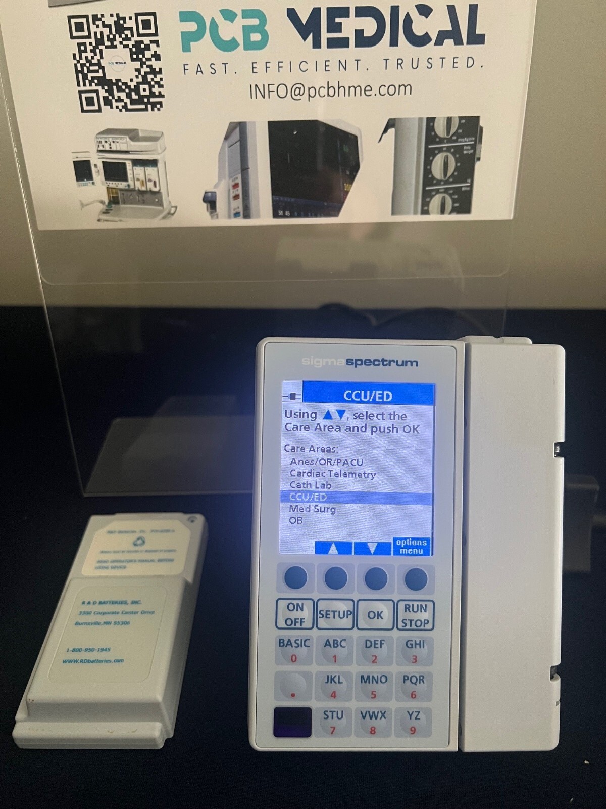 Baxter Sigma Spectrum IV Pump 6.05.13 / Biomed-Certified, New Battery & Warranty