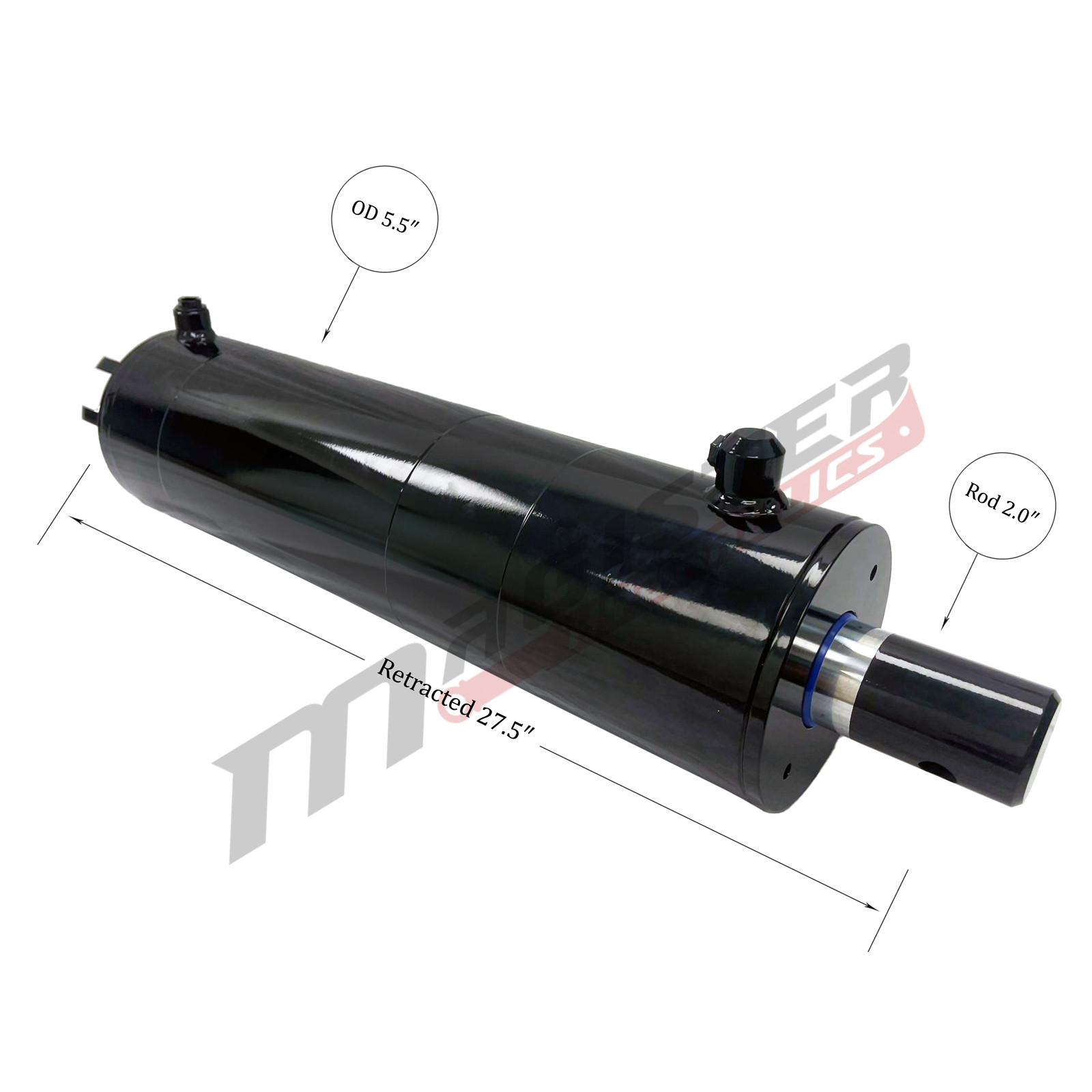5″ bore x 20″ stroke Dump Hoist Hydraulic Cylinder