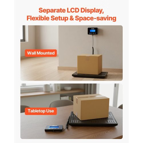Digital Postal Scale, 0.7 oz/3.5 oz Dual Accuracy, 660 lbs Commercial Weight Sca