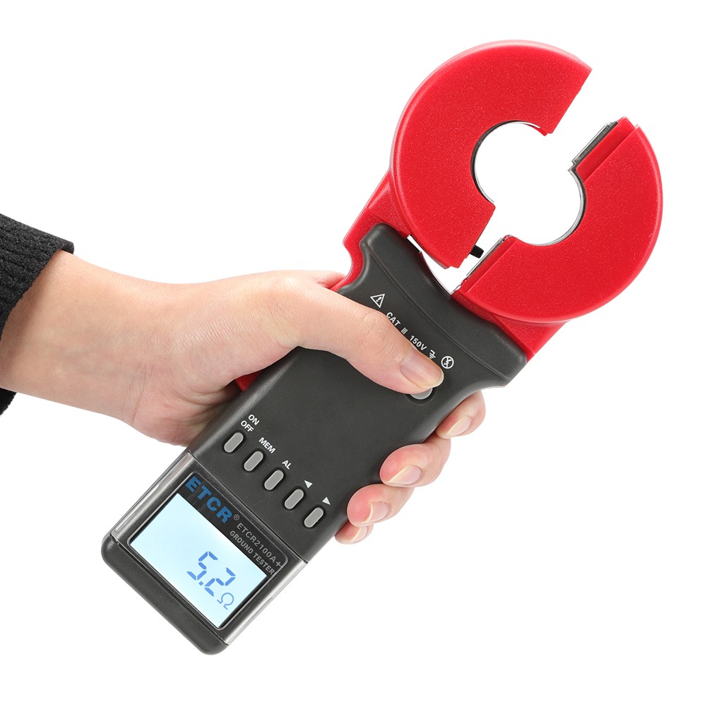 ETCR2100A+ Basic Clamp Grounding Resistance Meter (Round Mouth) 0.01Ω~200Ω
