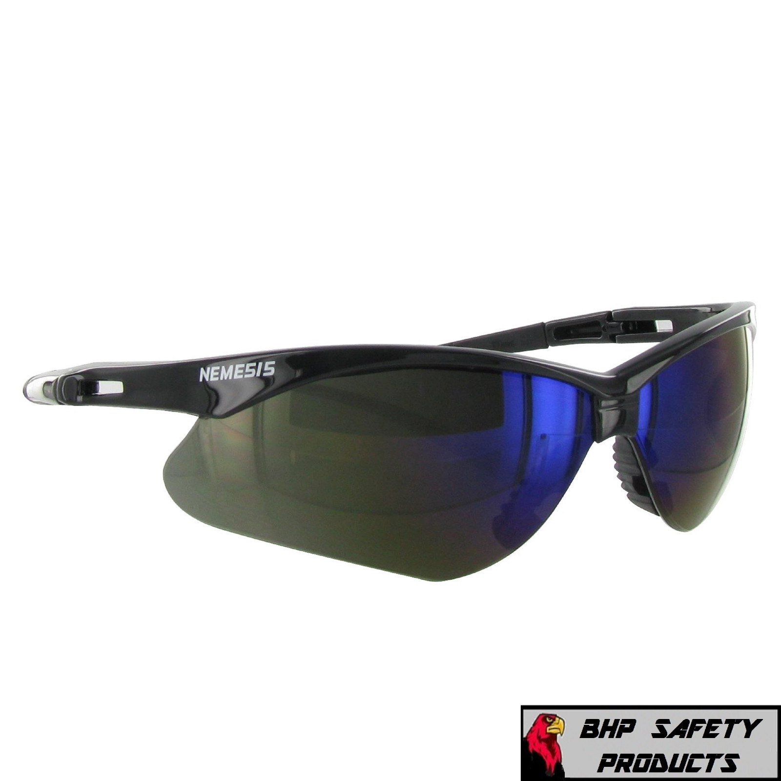 KLEENGUARD NEMESIS SAFETY GLASSES BLUE MIRROR LENS SUNGLASSES 14481 (2 PAIR)