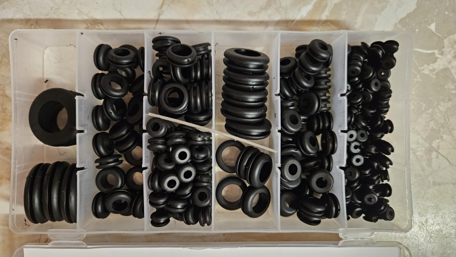 280pcs Rubber Grommets Kit 8 Sizes Wiring Firewall Hole Plugs Auto Repair Set