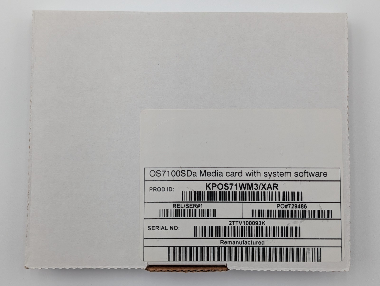 Samsung Officeserv OS7100SDa Media Card for MP10a Processor (KPOS71WM3/XAR)