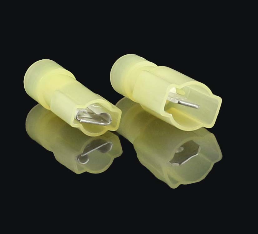 500 Pack 12-10 AWG Male & Female Fully Insulated Nylon Quick Disconnect .250″ UL