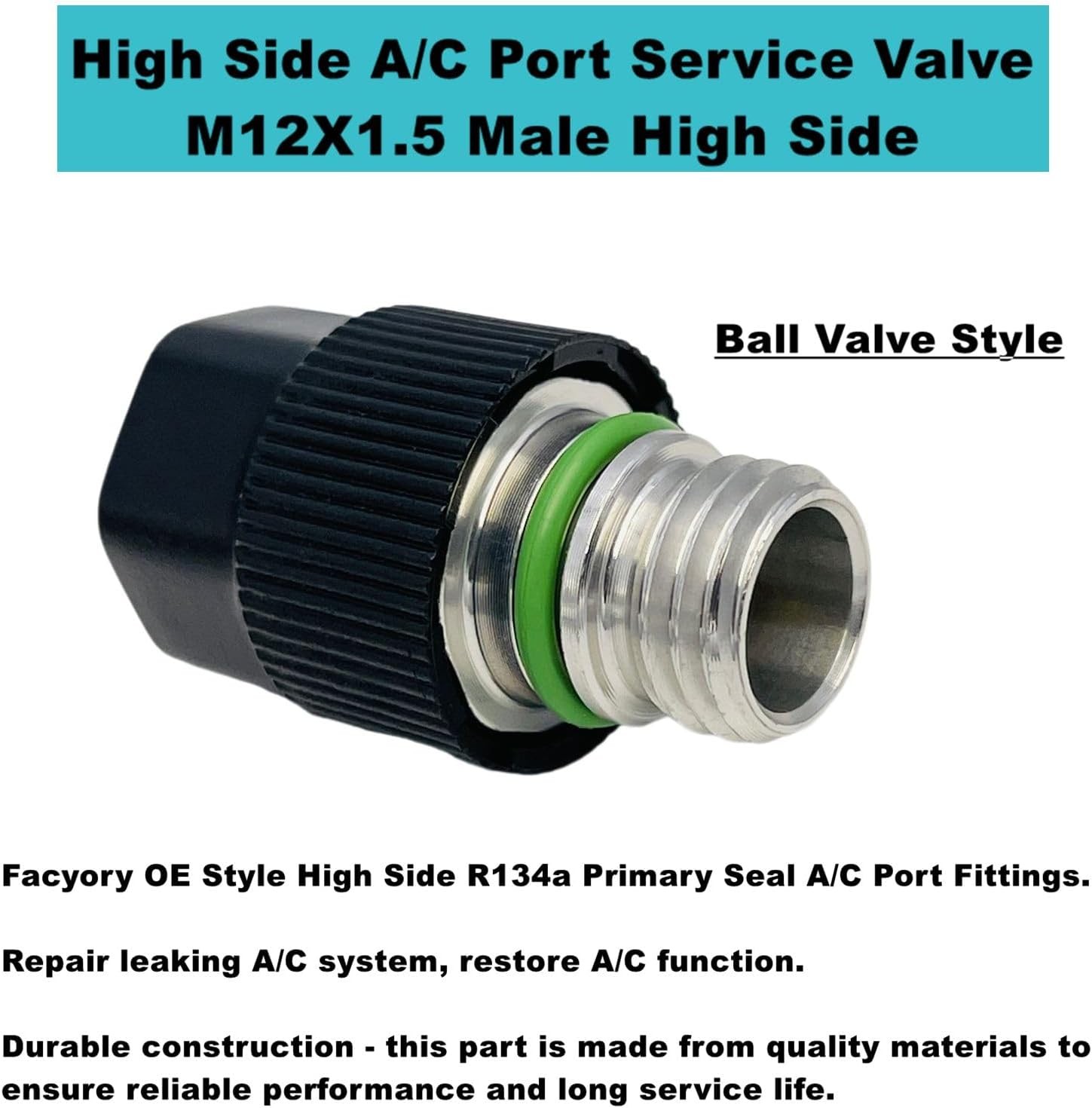 Air Conditioning Valve Core Kit | A/C R12 R134a Teflon Seal Refrigeration Air Co