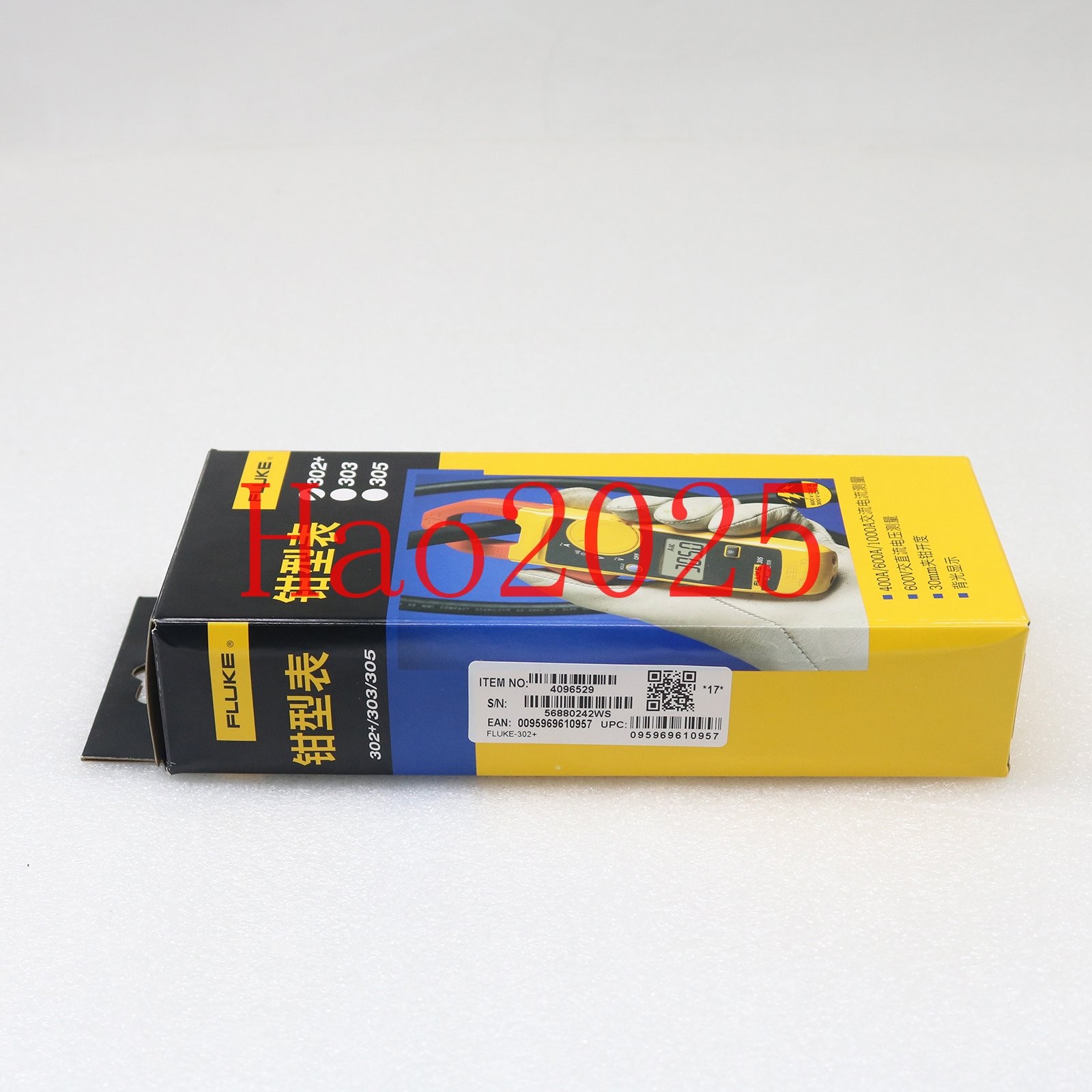 New Fluke 302+ Digital Clamp Meter AC/DC Multimeter Electronic Tester Ship DHL