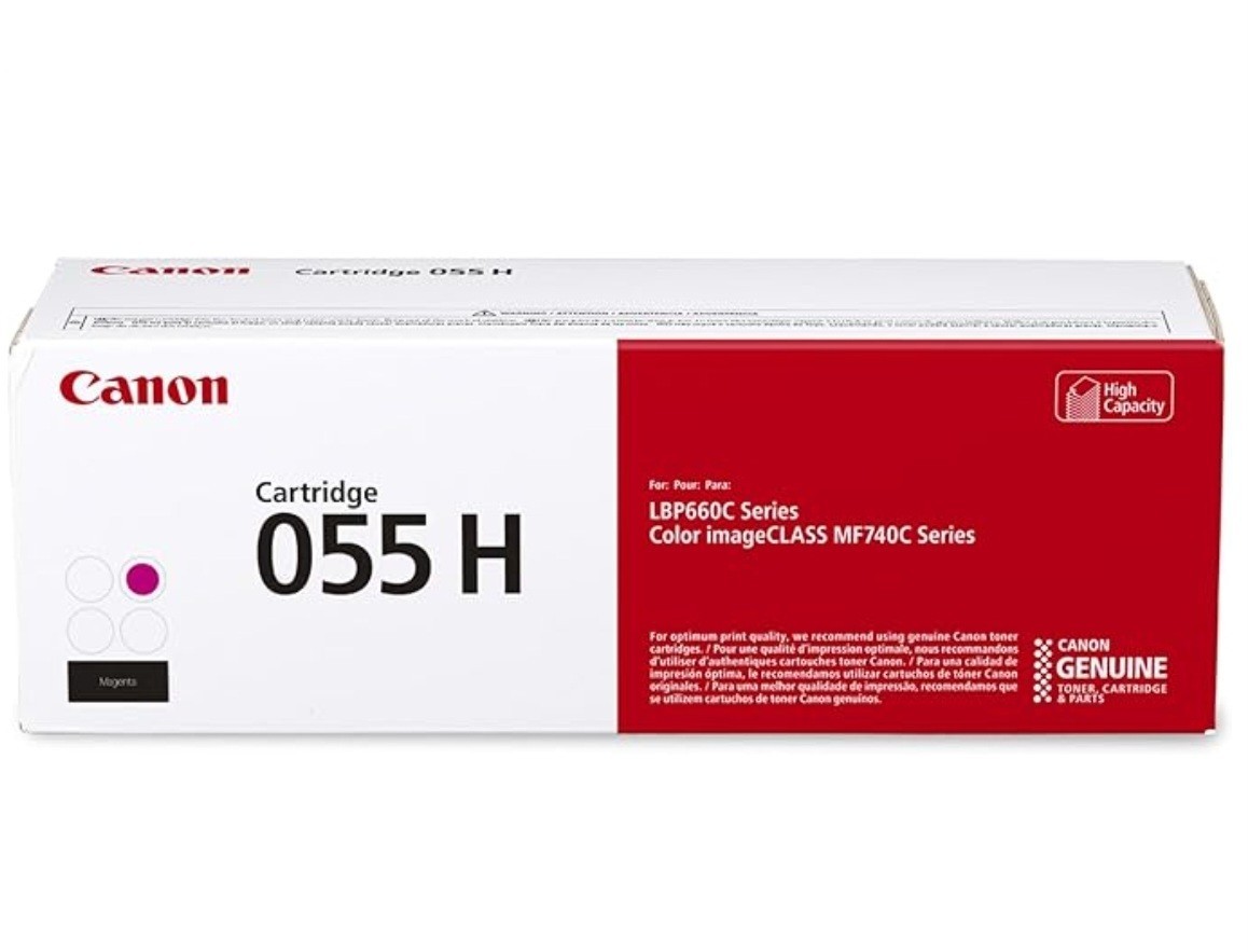 Genuine Canon 055H Magenta Toner Cartridge High Yield OEM imageCLASS MF740C New