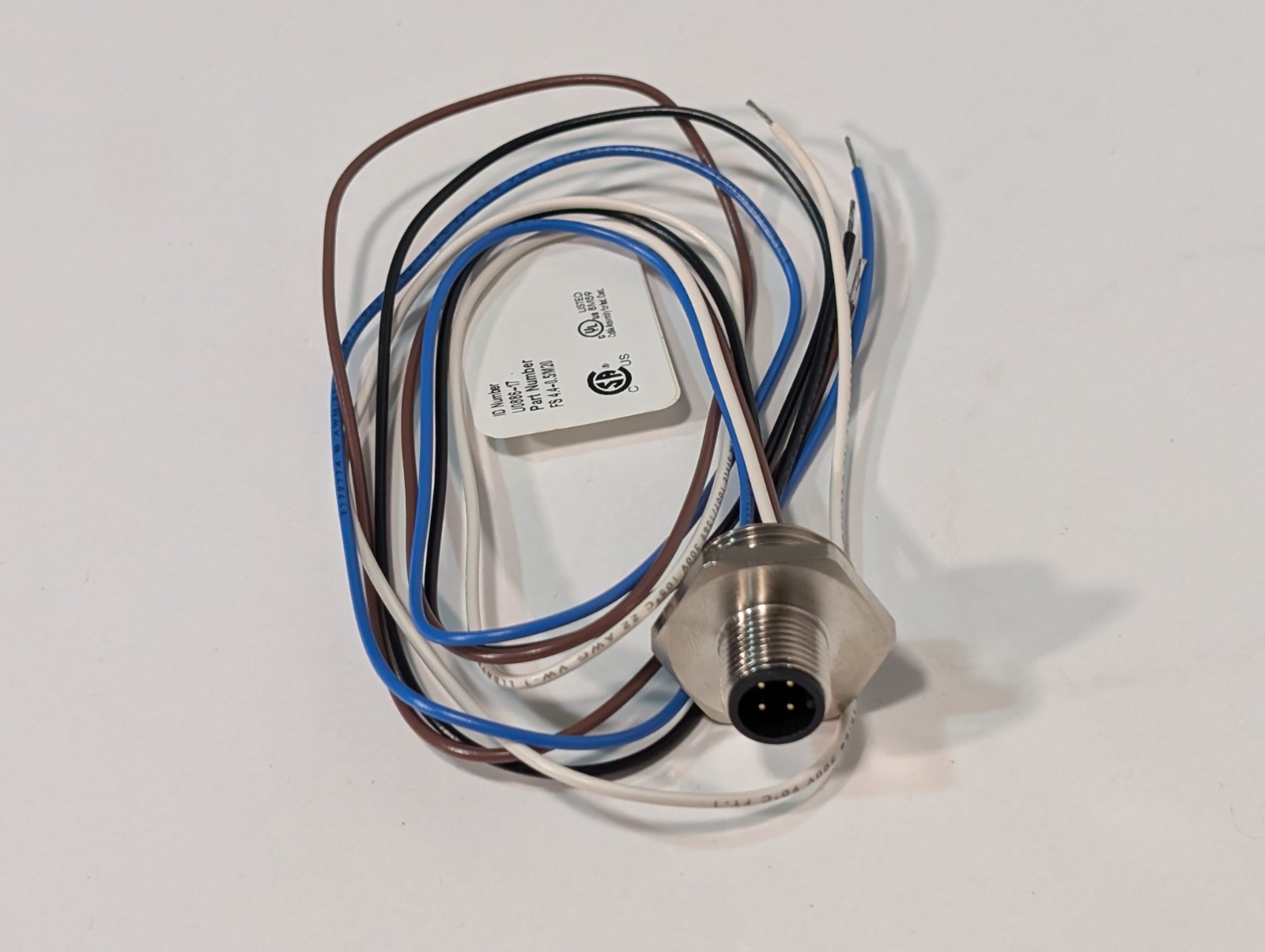 Turck FS 4.4-0.5/M20 Euro-Fast Industrial Connector, 250V, 4A Max, U0886-17