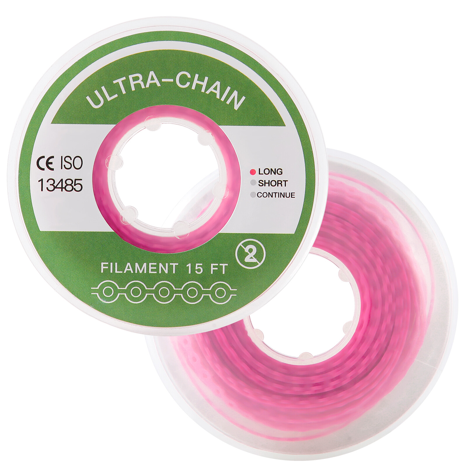 Dental Orthodontic Elastic Continue Power Chain 15ft/roll For Wire Brace