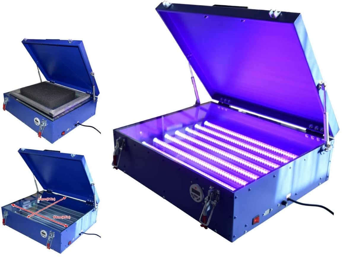INTBUYING 20×24 Inches UV Exposure Unit Silk Screen Printing LED Light Box 110V