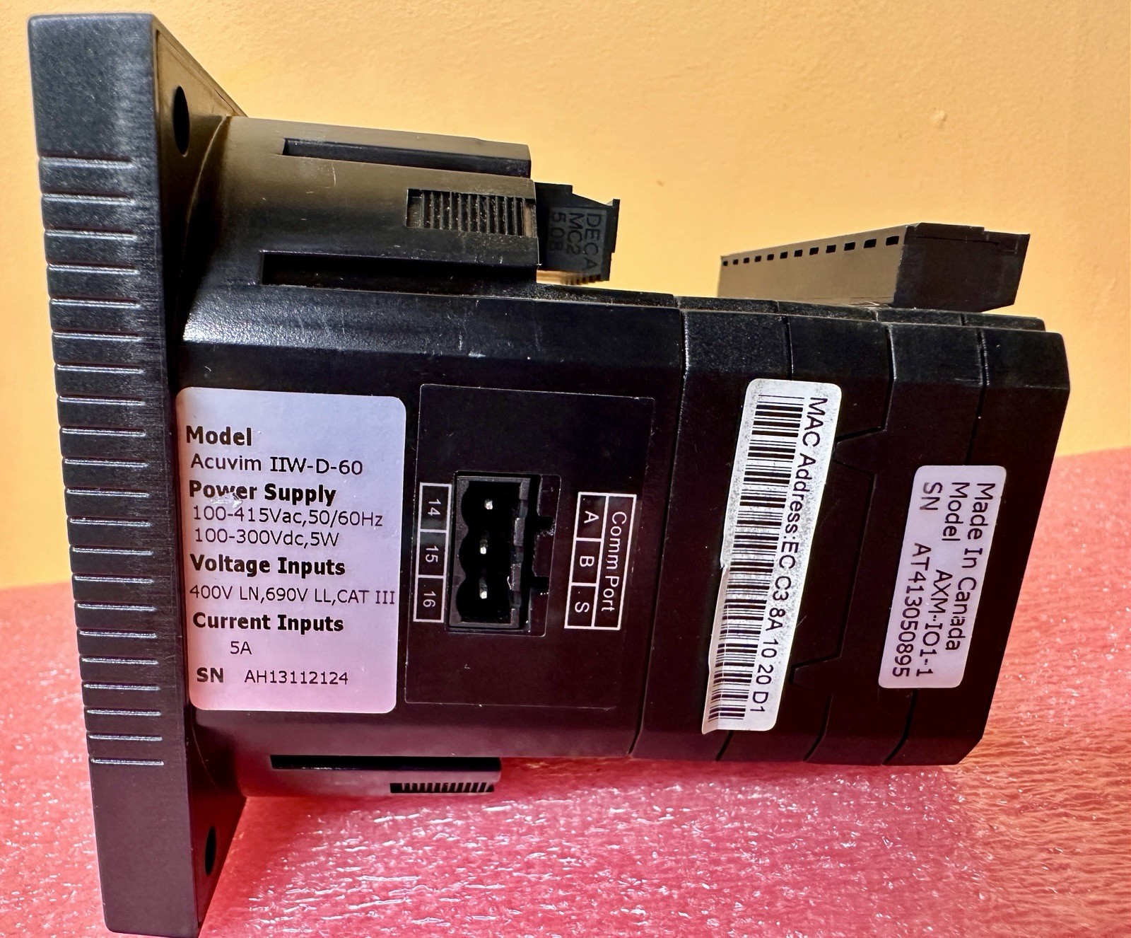 ACCUENERGY Acuvim II Multifunction Power Meter IIW-D-60 Plus AXMIO1-1 & AXM-NET