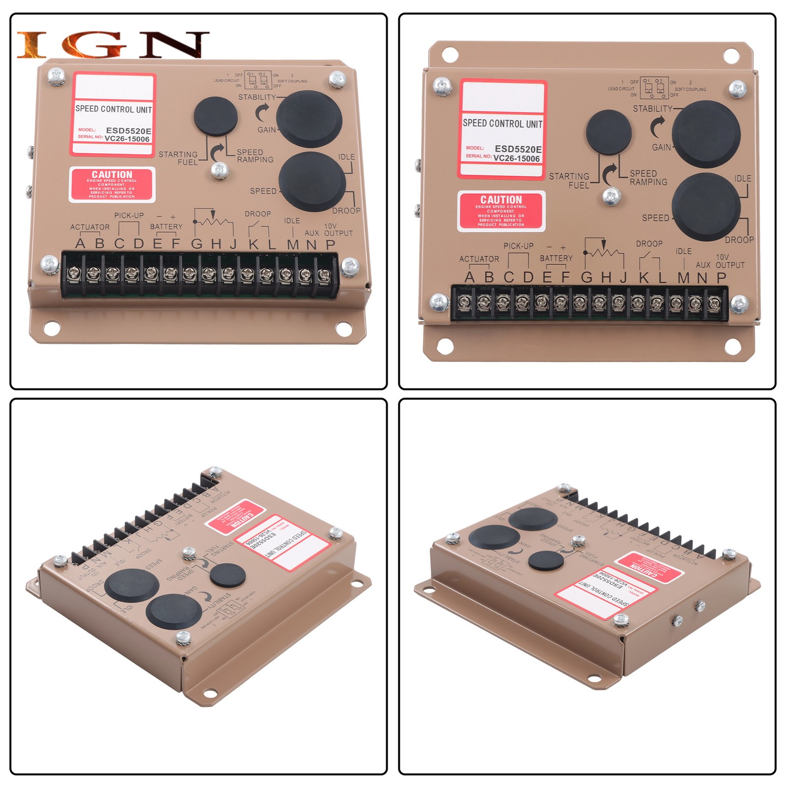 ESD5520E Adjustable Speed Controller for Generator Engine Governor