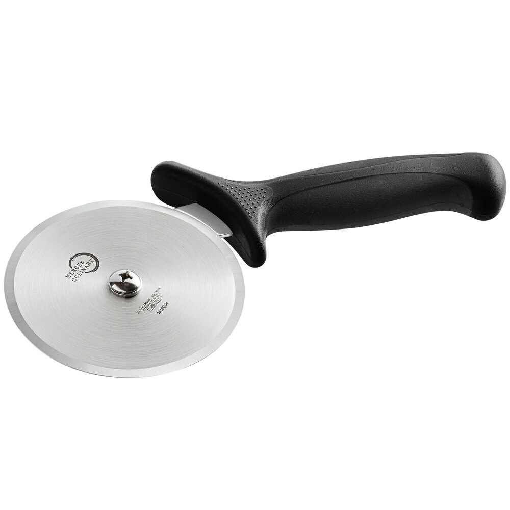 Mercer Culinary 4″ High Carbon Steel Pizza Cutter (choose color below)