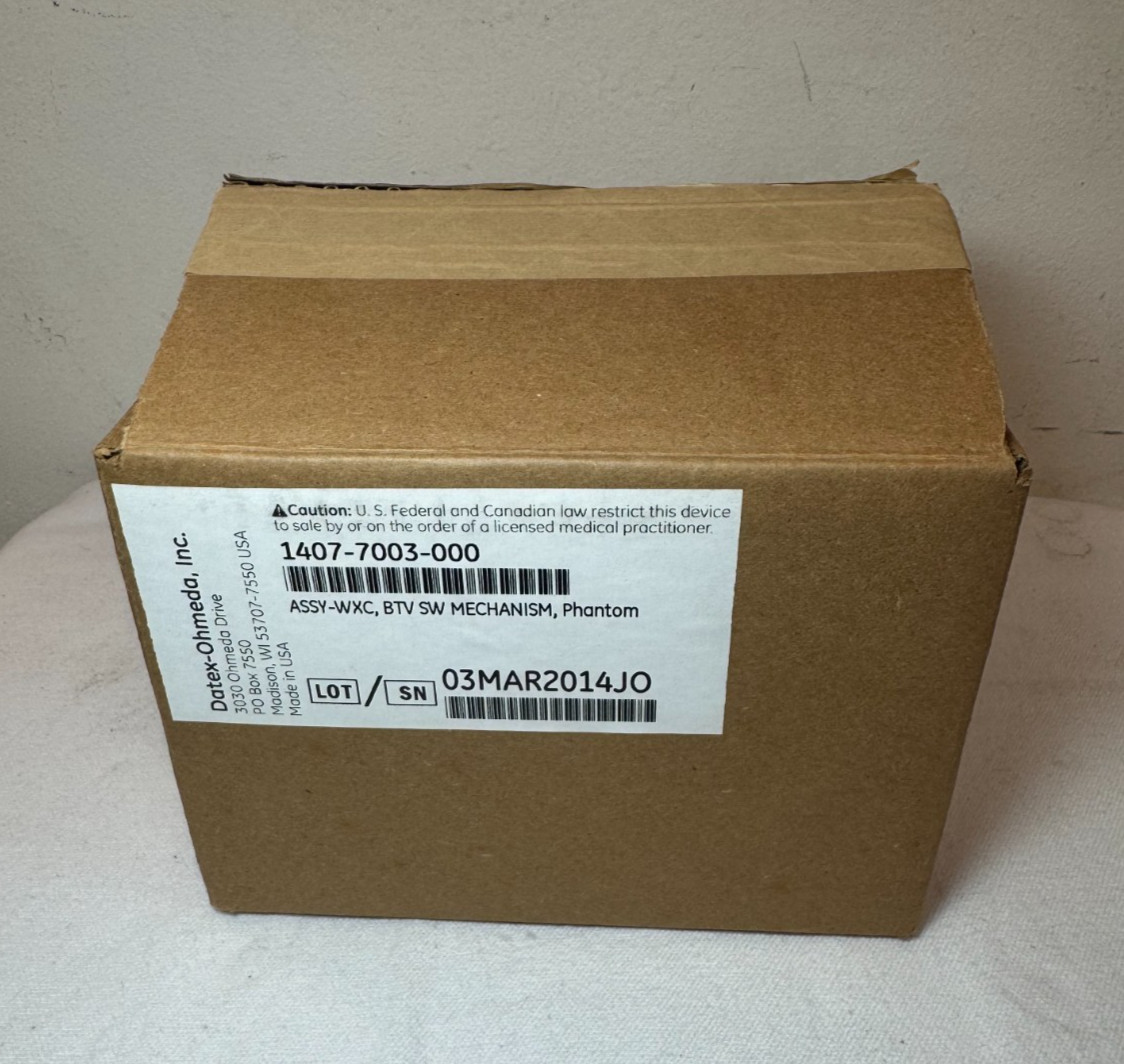 GE Datex-Ohmeda 1407-700-000 Bag-to-Vent Switch Software Mechanism Phantom(F646)