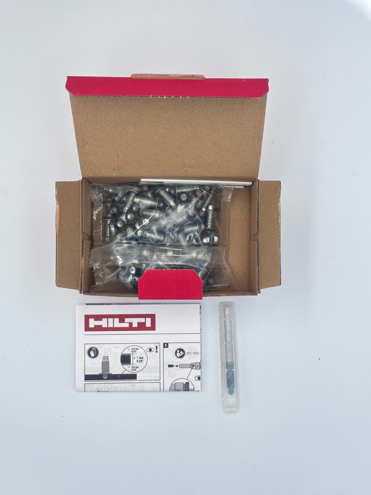 HILTI S-BT-GR M8/7 SN 6 THREADED STUD – BOX OF 100 PCS