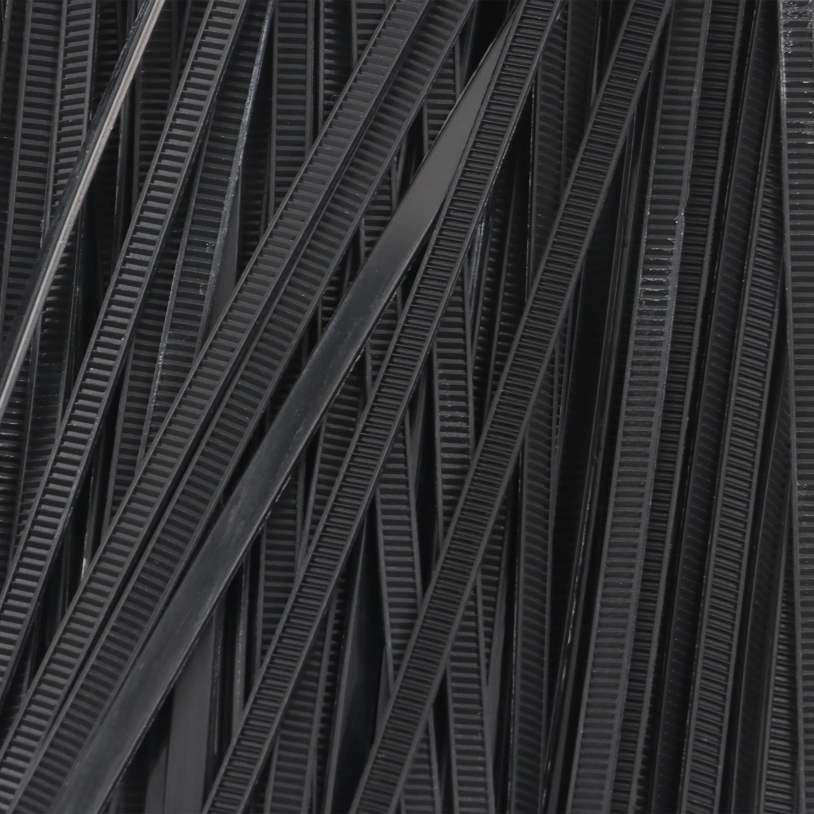8″ Uv Black Cable Ties 1000pk 40lb Self-Locking Zip Ties 0.14″ Wide Plastic