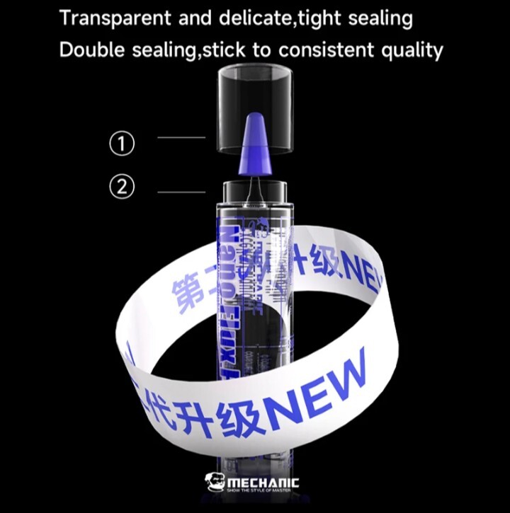 2PCS Mechanic M35 Lead-Free No Clean Transparent MICRO SOLDERING FLUX