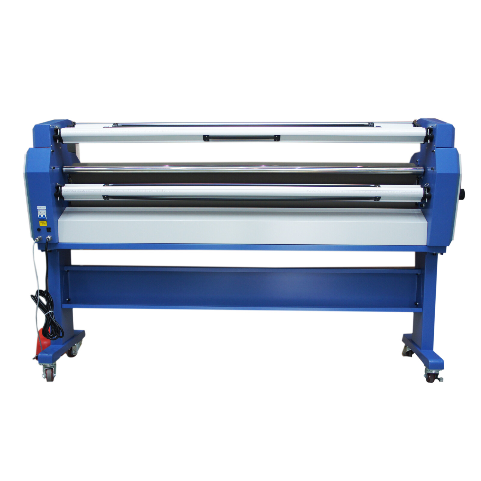 US Stock QOMOLANGMA 110V 55In/63In Wide Roll Cold Laminator Laminating Machine
