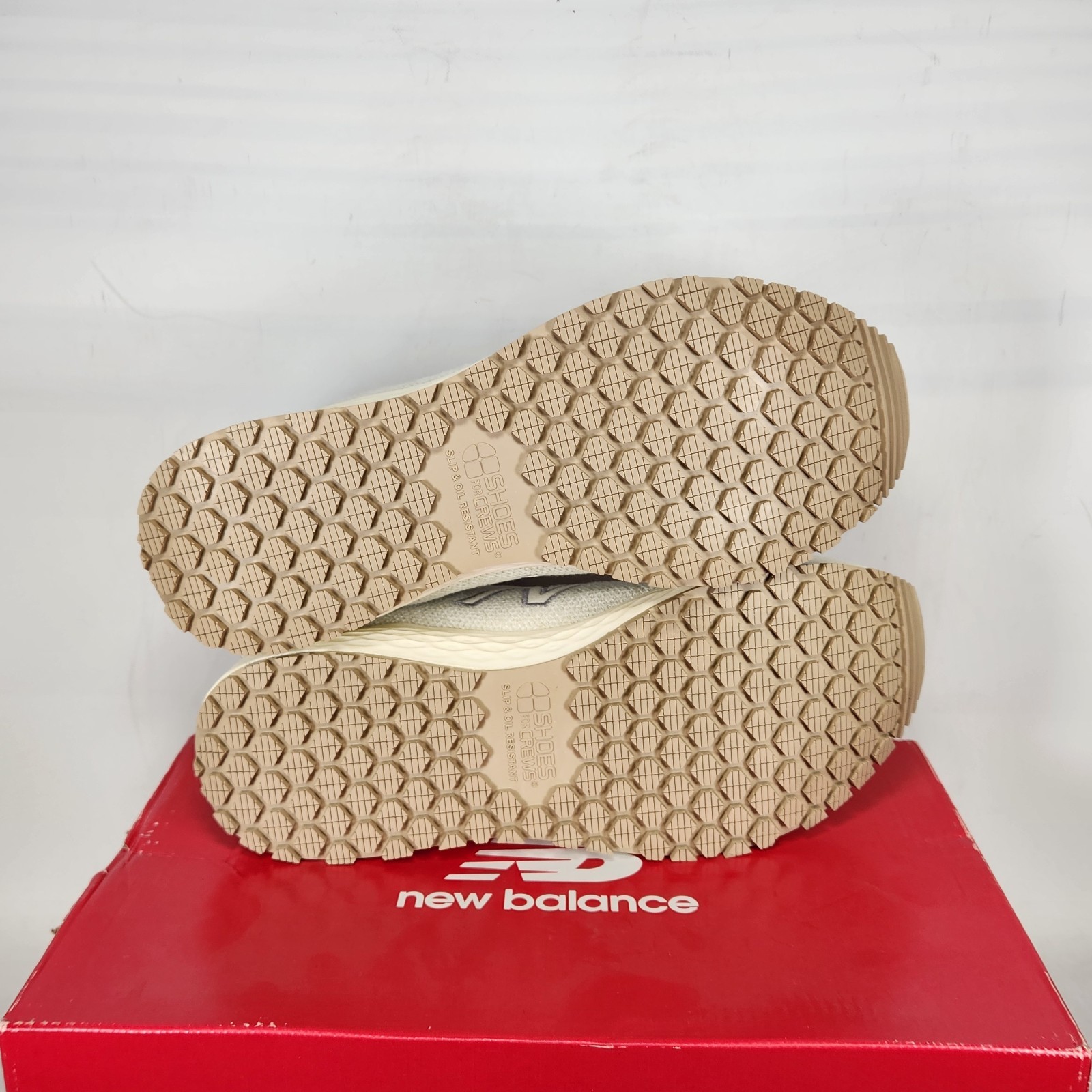 Size 9.5 – New Balance x Shoes For Crews Arishi v3 SLIP RESISTANT – Beige- Women