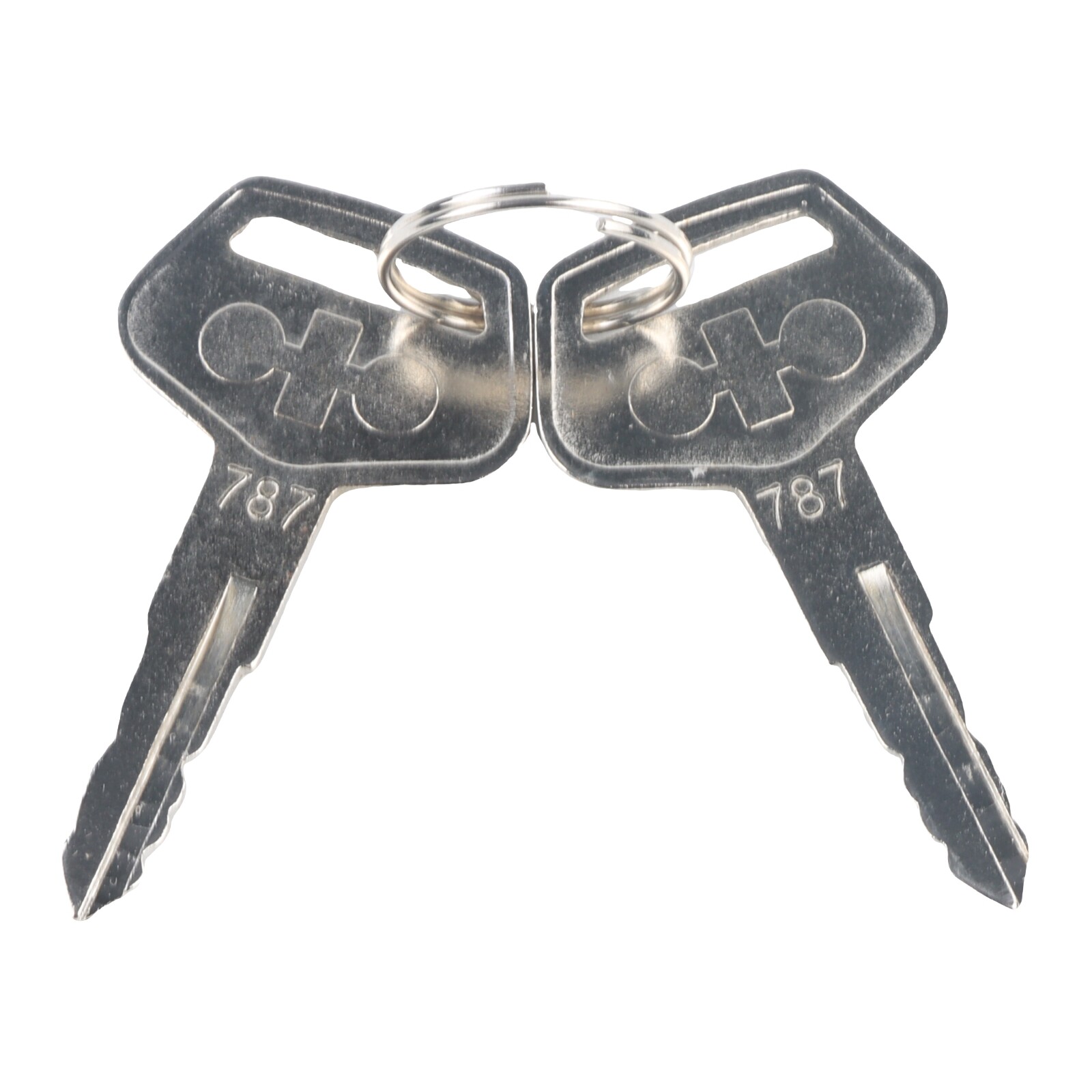 2PCS 787 Ignition Switch Keys for Komatsu Excavator PC200 PC210 PC220 PC240