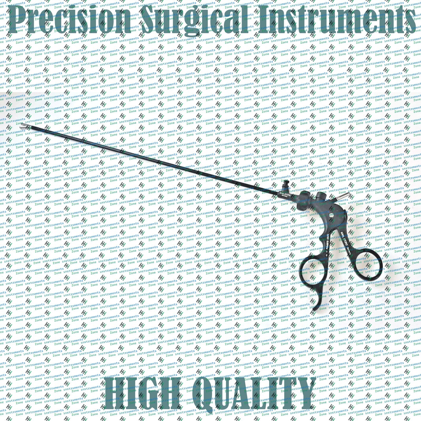 Laparoscopic Clickline 2 Teeth Cup Forceps 5mm x 36cm w/ Handle & Sheath
