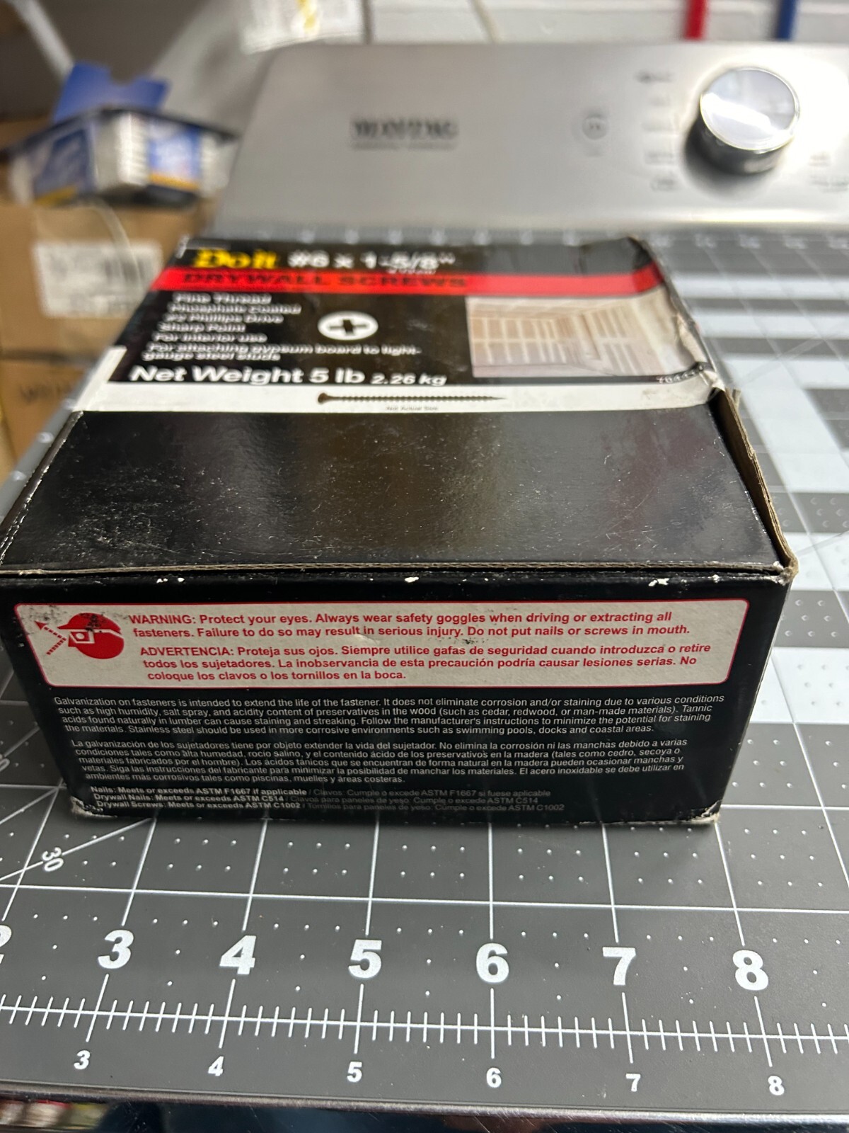 NOS 5-pounds LB Do It Best #6 x 1-5/8″ Fine Thread Phillips Head Drywall Screws