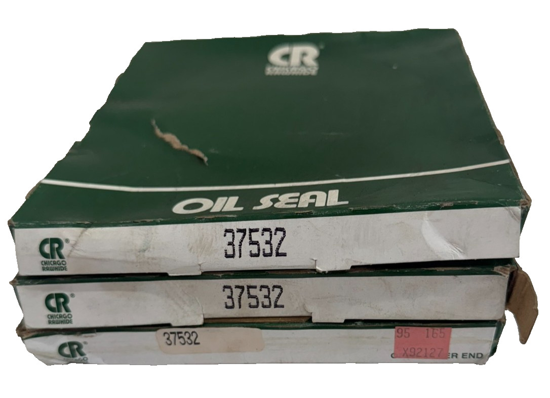 NEW LOT OF 3 CHICAGO RAWHIDE 37532 OIL SEAL