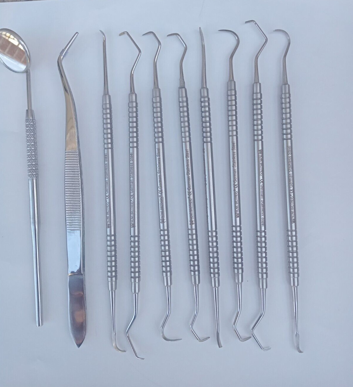 Dental Teeth Cleaning Kit Dentist Floss Plaque Remover Oral Care Tooth Tool 10PS
