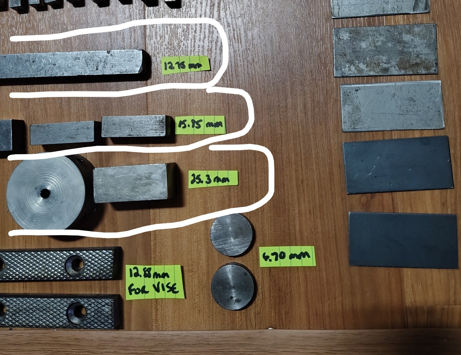 19lb Machinist Lot Bar Stock Material Aluminum Steel Hobby Shop Mill Lathe Tool