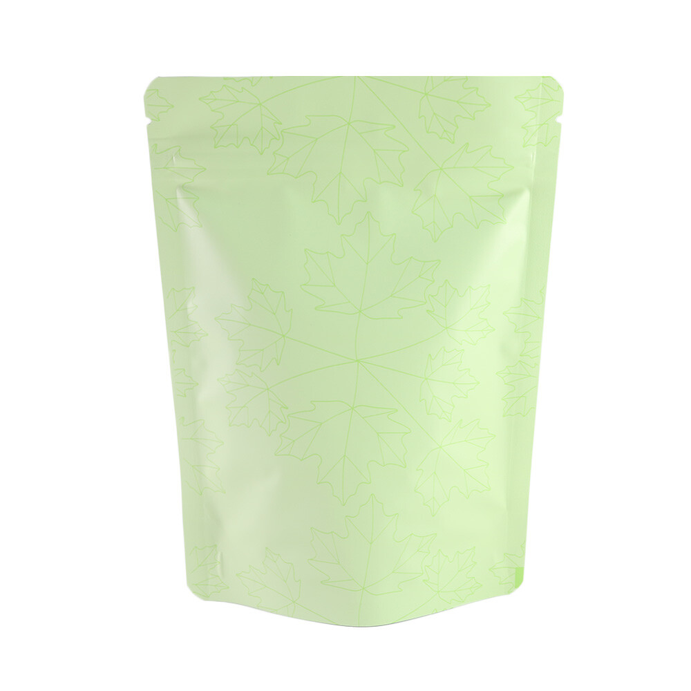 Mint Green Waterproof Aluminum Bottom Gusset Bags for Pancake Flour Products