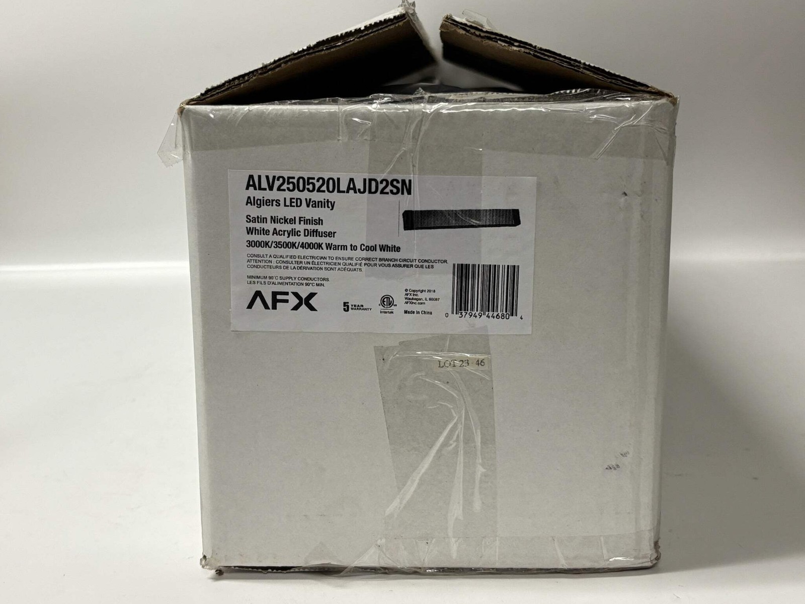 AFX ALV250520LAJD2SN 25 Inch Algiers LED Bathroom Vanity Satin Finish